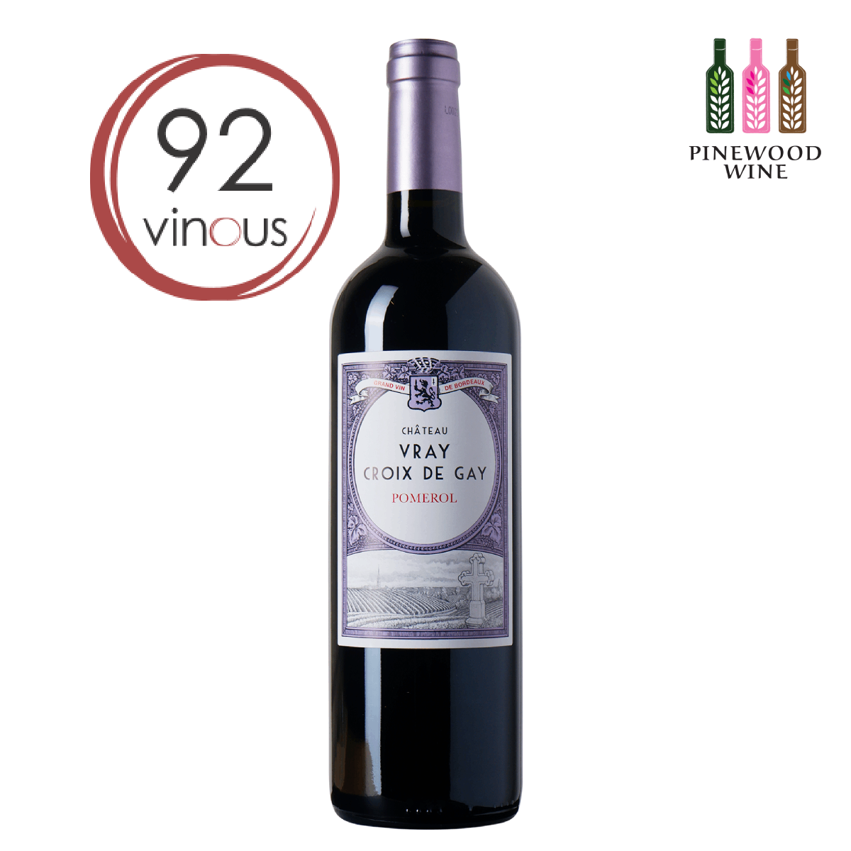 Vray Croix de Gay, Pomerol, 2018, 750ml