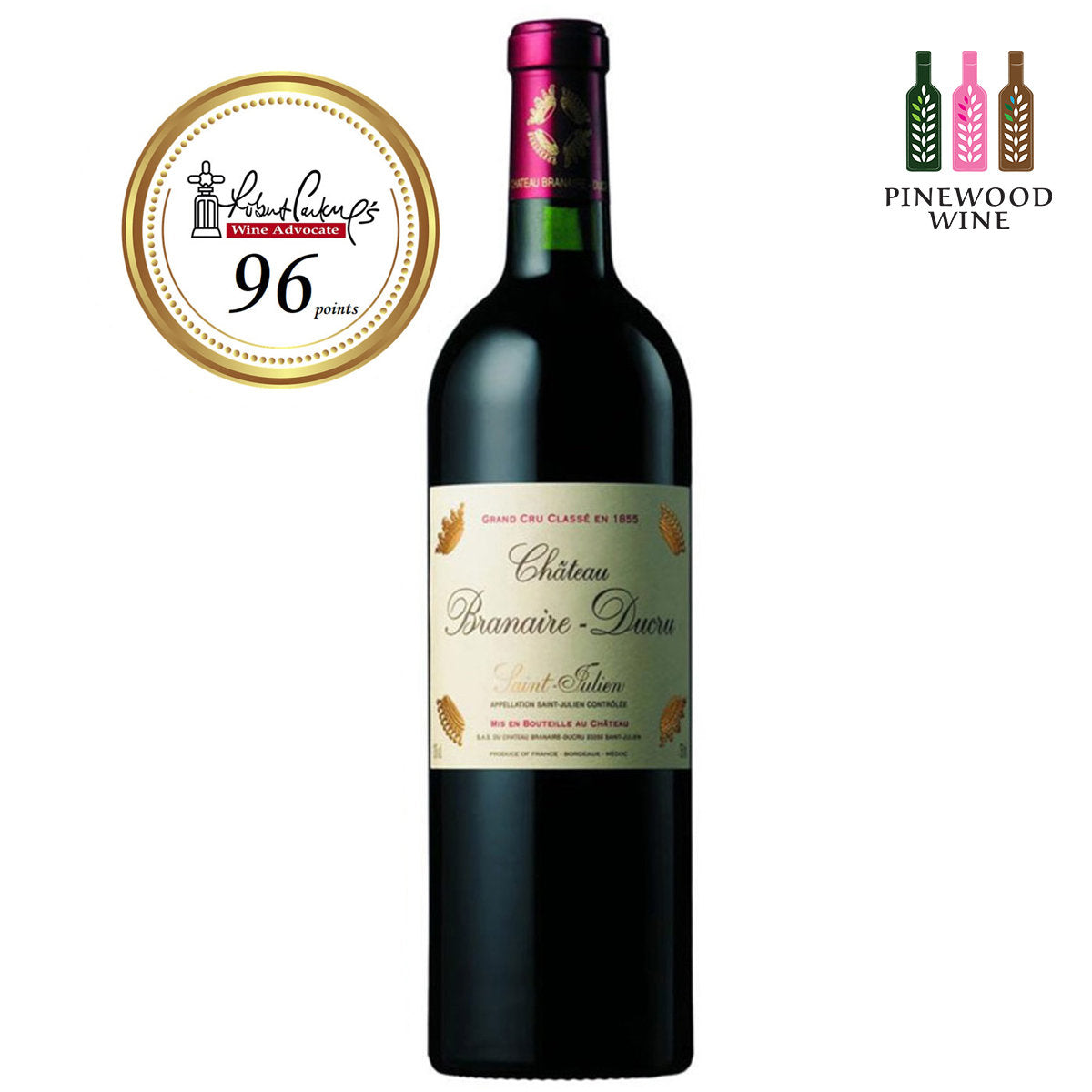 Chateau Branaire Ducru St Julien 2009 (OWC), RP 96 750ml - Pinewood Wine
