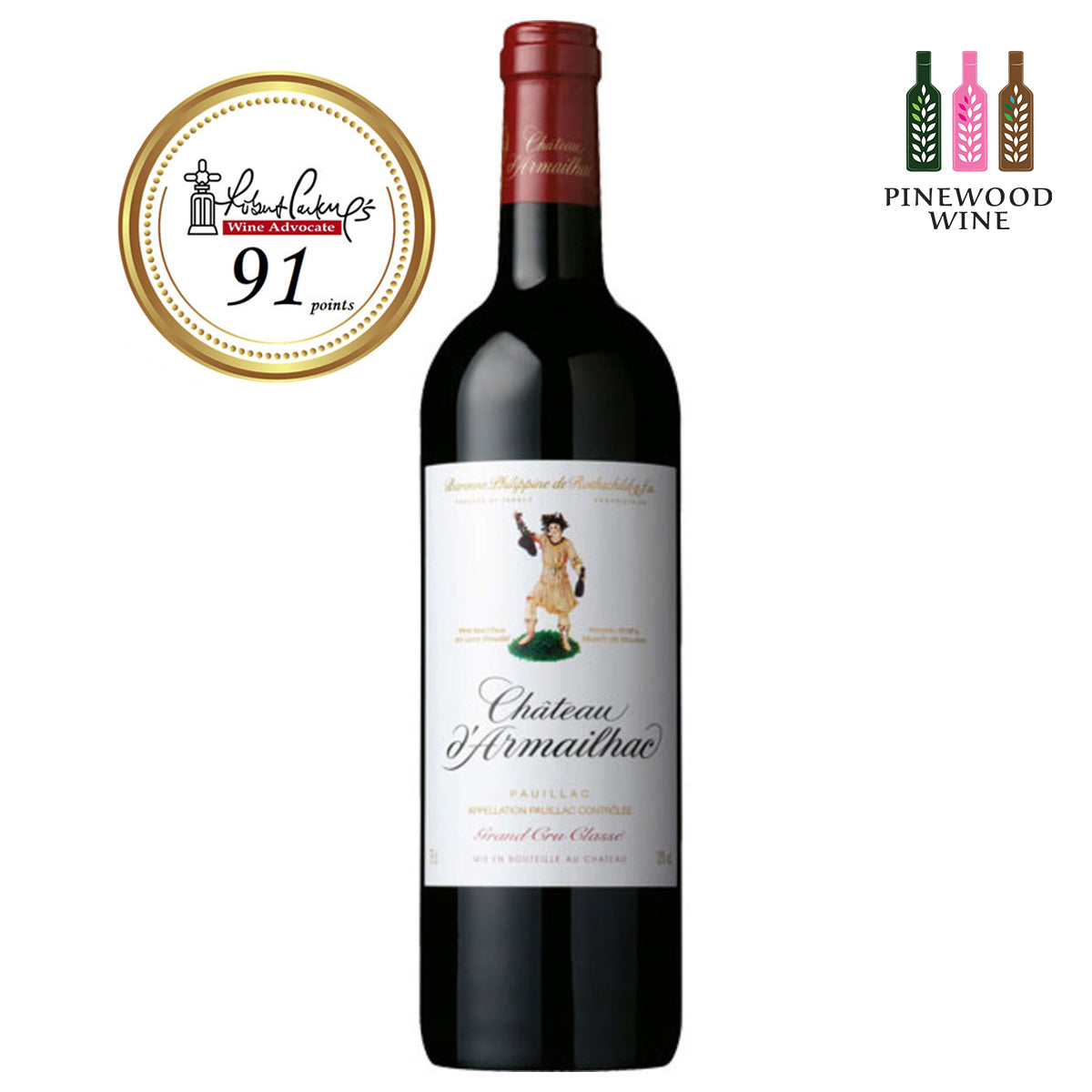 d'Armailhac Pauillac 5eme Cru 2006 (OWC), RP 91 750ml - Pinewood Wine